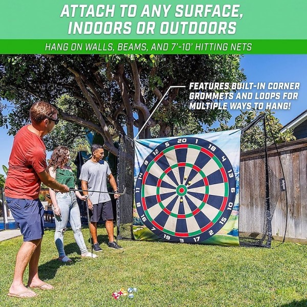 Golf Chipping Game Set Includes 6x6 Ft Sticky Playing Mat, N' Stick Golf Games with Chip N' Stick Golf Balls - Targets with Chipping Mat Golf Chipping Game Set Includes 6x6 Ft Sticky Playing Mat, N' Stick Golf Games with Chip N' Stick Golf Balls - Targets with Chipping Mat
