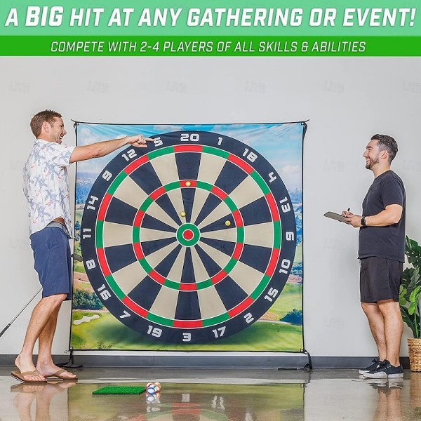 Golf Chipping Game Set Includes 6x6 Ft Sticky Playing Mat, N' Stick Golf Games with Chip N' Stick Golf Balls - Targets with Chipping Mat Golf Chipping Game Set Includes 6x6 Ft Sticky Playing Mat, N' Stick Golf Games with Chip N' Stick Golf Balls - Targets with Chipping Mat