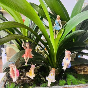 6pcs/set Resin Flower Pot Fairy Decorations for Home and Garden Beautification Transform Your Indoor and Outdoor Spaces with Elegance