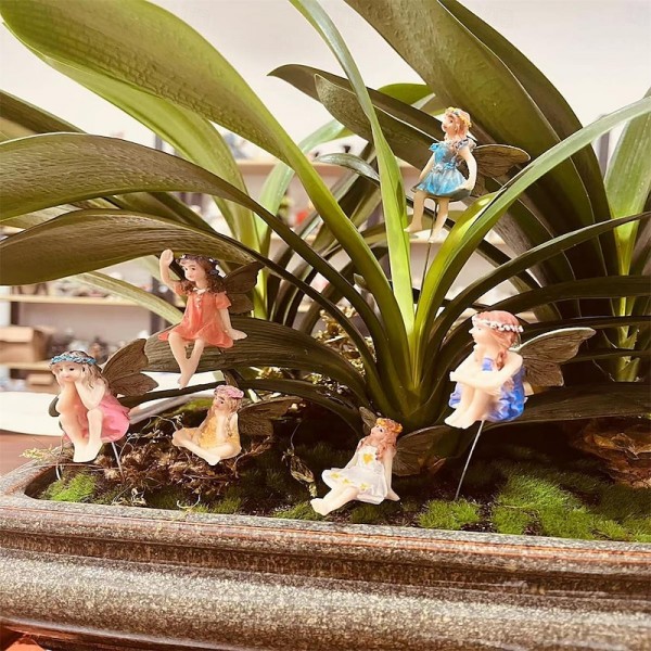 6pcs/set Resin Flower Pot Fairy Decorations for Home and Garden Beautification Transform Your Indoor and Outdoor Spaces with Elegance 6pcs/set Resin Flower Pot Fairy Decorations for Home and Garden Beautification Transform Your Indoor and Outdoor Spaces with Elegance
