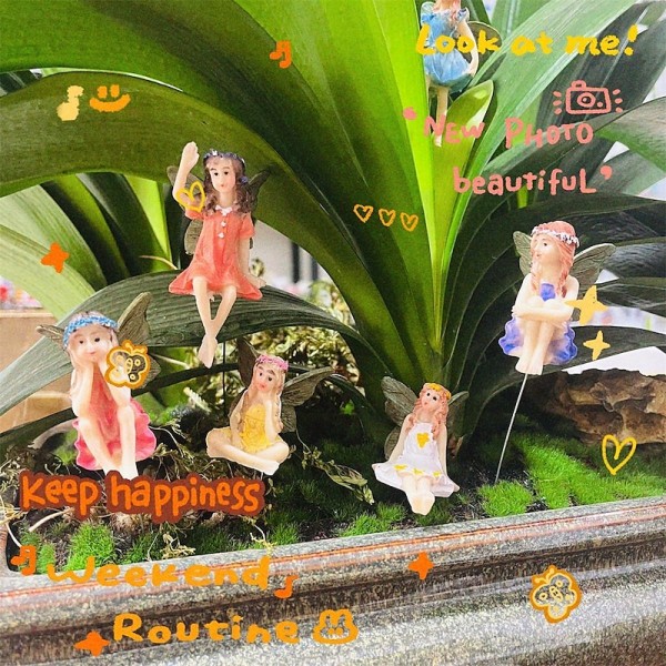 6pcs/set Resin Flower Pot Fairy Decorations for Home and Garden Beautification Transform Your Indoor and Outdoor Spaces with Elegance 6pcs/set Resin Flower Pot Fairy Decorations for Home and Garden Beautification Transform Your Indoor and Outdoor Spaces with Elegance