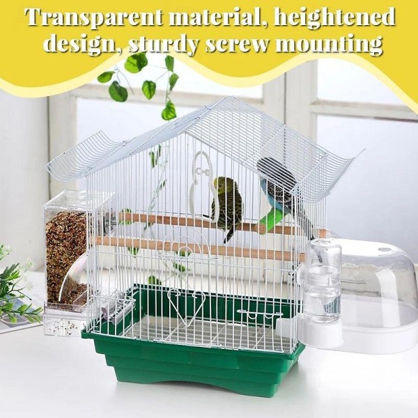 No Mess Automatic Bird Feeder,Automatic No-Spill Transparent Bird Feeder - Anti-Splash and Mess-Free Feeding Box No Mess Automatic Bird Feeder,Automatic No-Spill Transparent Bird Feeder - Anti-Splash and Mess-Free Feeding Box