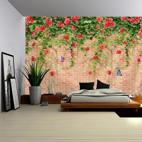 Flower Wall Hanging Tapestry Wall Art Large Tapestry Mural Decor Photograph Backdrop Blanket Curtain Home Bedroom Living Room Decoration Flower Wall Hanging Tapestry Wall Art Large Tapestry Mural Decor Photograph Backdrop Blanket Curtain Home Bedroom Living Room Decoration