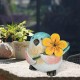 Colorful Bird Ornament With Flowers Hand Painted Resin Animals Statues Holiday Decor Home Garden Table Decoration Bird Figurine Crutches Ornament Colorful Bird Ornament With Flowers Hand Painted Resin Animals Statues Holiday Decor Home Garden Table Decoration Bird Figurine Crutches Ornament