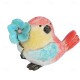 Colorful Bird Ornament With Flowers Hand Painted Resin Animals Statues Holiday Decor Home Garden Table Decoration Bird Figurine Crutches Ornament Colorful Bird Ornament With Flowers Hand Painted Resin Animals Statues Holiday Decor Home Garden Table Decoration Bird Figurine Crutches Ornament