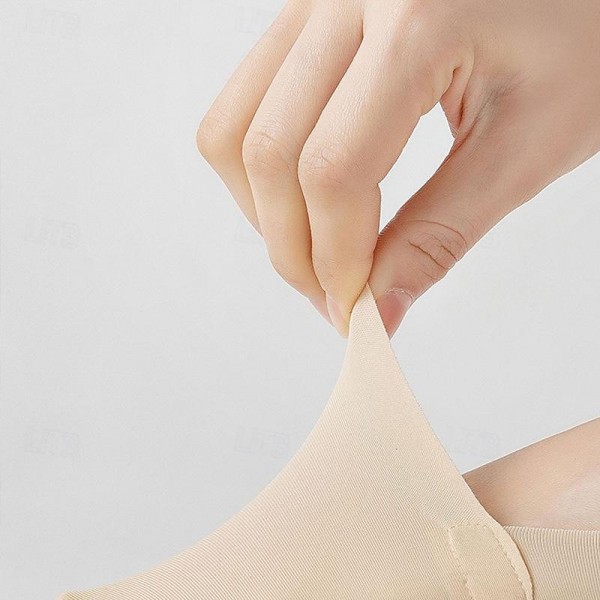 5pcs/set Ice Silk Boat Socks Women's Spring Summer Thin Non-slip Socks Cotton Bottom Socks High Heels Shallow Mouth Invisible Socks 5pcs/set Ice Silk Boat Socks Women's Spring Summer Thin Non-slip Socks Cotton Bottom Socks High Heels Shallow Mouth Invisible Socks