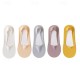 5pcs/set Ice Silk Boat Socks Women's Spring Summer Thin Non-slip Socks Cotton Bottom Socks High Heels Shallow Mouth Invisible Socks 5pcs/set Ice Silk Boat Socks Women's Spring Summer Thin Non-slip Socks Cotton Bottom Socks High Heels Shallow Mouth Invisible Socks