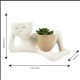 Lazy Little Figure Flower Basin House Desktop Resin Sculpture Miniature Figure Flower Basin House Desktop Ornament for Office, Succulent Planter Pot Lazy Little Figure Flower Basin House Desktop Resin Sculpture Miniature Figure Flower Basin House Desktop Ornament for Office, Succulent Planter Pot