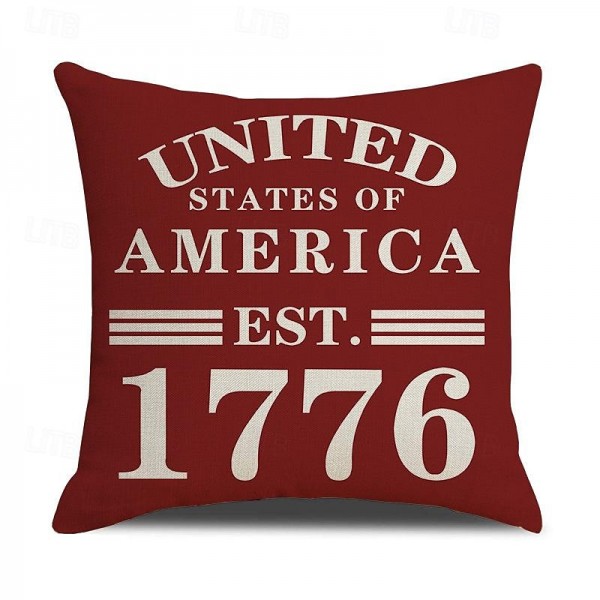 Independence Day Decorative Toss Pillows Cover 1PC Soft Square Cushion Case Pillowcase for Bedroom Livingroom Sofa Couch Chair Independence Day Decorative Toss Pillows Cover 1PC Soft Square Cushion Case Pillowcase for Bedroom Livingroom Sofa Couch Chair