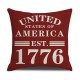 Independence Day Decorative Toss Pillows Cover 1PC Soft Square Cushion Case Pillowcase for Bedroom Livingroom Sofa Couch Chair Independence Day Decorative Toss Pillows Cover 1PC Soft Square Cushion Case Pillowcase for Bedroom Livingroom Sofa Couch Chair