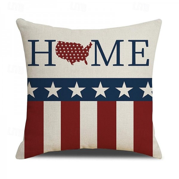 Independence Day Decorative Toss Pillows Cover 1PC Soft Square Cushion Case Pillowcase for Bedroom Livingroom Sofa Couch Chair Independence Day Decorative Toss Pillows Cover 1PC Soft Square Cushion Case Pillowcase for Bedroom Livingroom Sofa Couch Chair