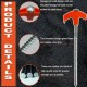 8/16pcs Screw in Tent Stakes 8&quot; - Ground Anchors Screw in Hexagonal Spiral Glow-in-the-Dark Tent Pegs - Outdoor Night-Light Rotatable M8 Carbon Steel Hexagonal Plastic Head 20cm Threaded Tent Pegs