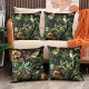 Birds Flowers Decorative Toss Pillows Cover 4PC Soft Square Cushion Case Pillowcase for Bedroom Livingroom Sofa Couch Chair Birds Flowers Decorative Toss Pillows Cover 4PC Soft Square Cushion Case Pillowcase for Bedroom Livingroom Sofa Couch Chair
