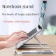 Adjustable Laptop Stand - Foldable, Portable Aluminum Alloy Stand, Breathable and Lightweight, Compatible Laptops, and Tablets Adjustable Laptop Stand - Foldable, Portable Aluminum Alloy Stand, Breathable and Lightweight, Compatible Laptops, and Tablets