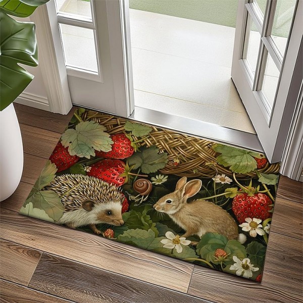Hedgehog Fruits Doormat Kitchen Mat Floor Mat Non-Slip Area Rug Oil Proof Rug Indoor Outdoor Mat Bedroom Decor Bathroom Mat Entrance Rug Hedgehog Fruits Doormat Kitchen Mat Floor Mat Non-Slip Area Rug Oil Proof Rug Indoor Outdoor Mat Bedroom Decor Bathroom Mat Entrance Rug