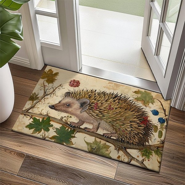 Hedgehog Fruits Doormat Kitchen Mat Floor Mat Non-Slip Area Rug Oil Proof Rug Indoor Outdoor Mat Bedroom Decor Bathroom Mat Entrance Rug Hedgehog Fruits Doormat Kitchen Mat Floor Mat Non-Slip Area Rug Oil Proof Rug Indoor Outdoor Mat Bedroom Decor Bathroom Mat Entrance Rug