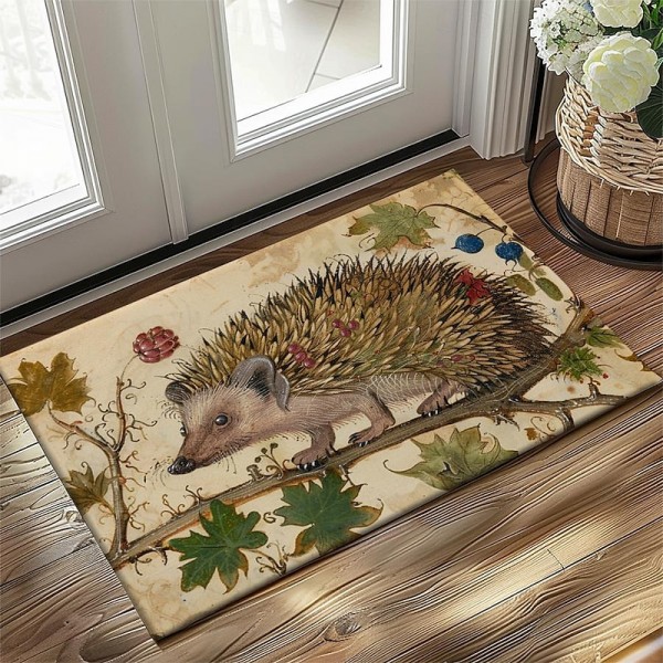 Hedgehog Fruits Doormat Kitchen Mat Floor Mat Non-Slip Area Rug Oil Proof Rug Indoor Outdoor Mat Bedroom Decor Bathroom Mat Entrance Rug Hedgehog Fruits Doormat Kitchen Mat Floor Mat Non-Slip Area Rug Oil Proof Rug Indoor Outdoor Mat Bedroom Decor Bathroom Mat Entrance Rug