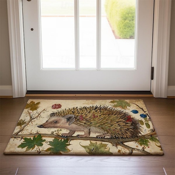 Hedgehog Fruits Doormat Kitchen Mat Floor Mat Non-Slip Area Rug Oil Proof Rug Indoor Outdoor Mat Bedroom Decor Bathroom Mat Entrance Rug Hedgehog Fruits Doormat Kitchen Mat Floor Mat Non-Slip Area Rug Oil Proof Rug Indoor Outdoor Mat Bedroom Decor Bathroom Mat Entrance Rug