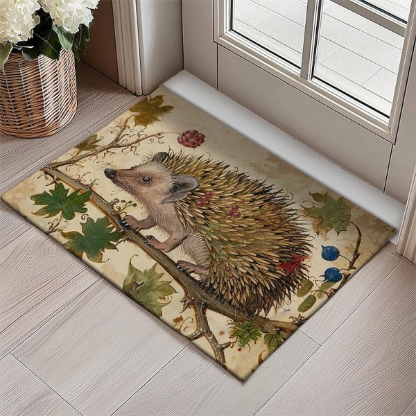 Hedgehog Fruits Doormat Kitchen Mat Floor Mat Non-Slip Area Rug Oil Proof Rug Indoor Outdoor Mat Bedroom Decor Bathroom Mat Entrance Rug Hedgehog Fruits Doormat Kitchen Mat Floor Mat Non-Slip Area Rug Oil Proof Rug Indoor Outdoor Mat Bedroom Decor Bathroom Mat Entrance Rug