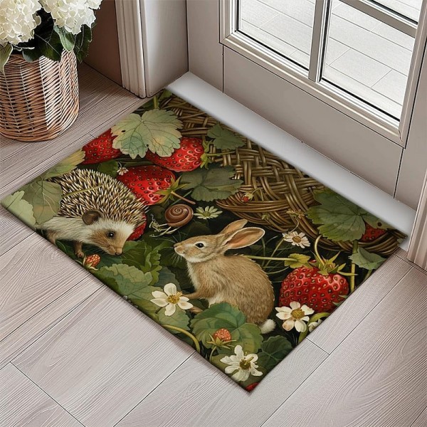 Hedgehog Fruits Doormat Kitchen Mat Floor Mat Non-Slip Area Rug Oil Proof Rug Indoor Outdoor Mat Bedroom Decor Bathroom Mat Entrance Rug Hedgehog Fruits Doormat Kitchen Mat Floor Mat Non-Slip Area Rug Oil Proof Rug Indoor Outdoor Mat Bedroom Decor Bathroom Mat Entrance Rug