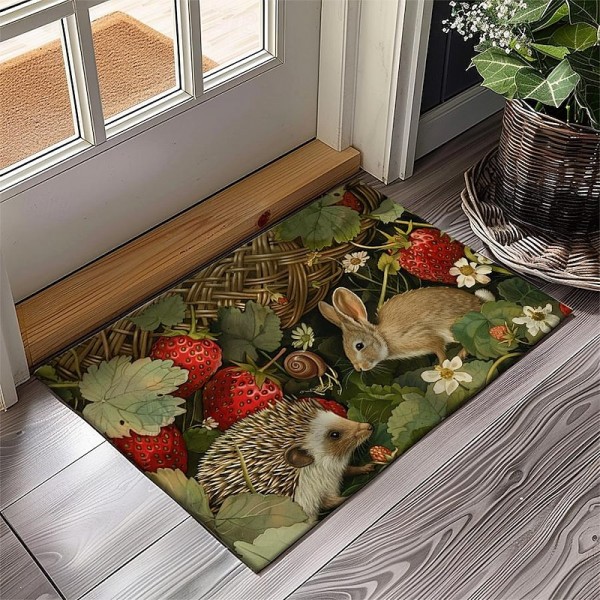 Hedgehog Fruits Doormat Kitchen Mat Floor Mat Non-Slip Area Rug Oil Proof Rug Indoor Outdoor Mat Bedroom Decor Bathroom Mat Entrance Rug Hedgehog Fruits Doormat Kitchen Mat Floor Mat Non-Slip Area Rug Oil Proof Rug Indoor Outdoor Mat Bedroom Decor Bathroom Mat Entrance Rug