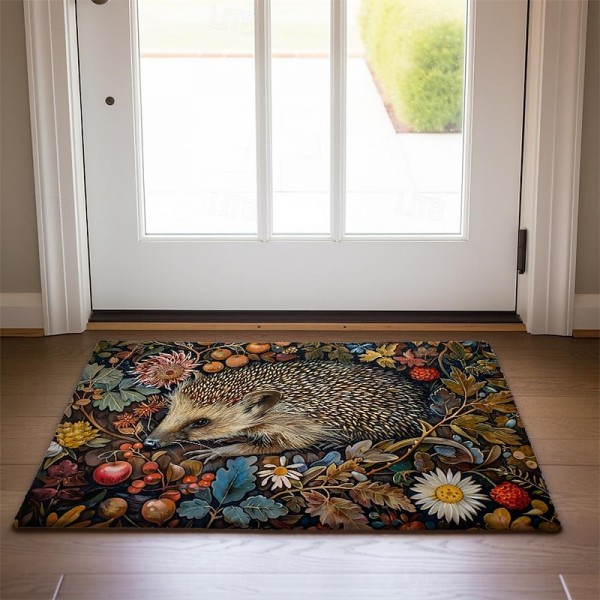 Hedgehog Fruits Doormat Kitchen Mat Floor Mat Non-Slip Area Rug Oil Proof Rug Indoor Outdoor Mat Bedroom Decor Bathroom Mat Entrance Rug Hedgehog Fruits Doormat Kitchen Mat Floor Mat Non-Slip Area Rug Oil Proof Rug Indoor Outdoor Mat Bedroom Decor Bathroom Mat Entrance Rug