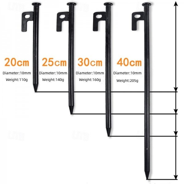 4pcs/6pcs Solid Bold Extended Outdoor Camping Nail Awning Tent Camping with Steel Nail Beach Camp Nail 4pcs/6pcs Solid Bold Extended Outdoor Camping Nail Awning Tent Camping with Steel Nail Beach Camp Nail