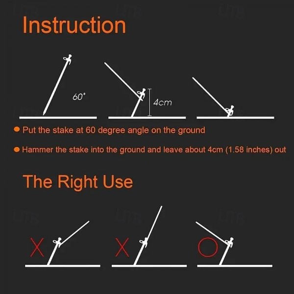4pcs/6pcs Solid Bold Extended Outdoor Camping Nail Awning Tent Camping with Steel Nail Beach Camp Nail 4pcs/6pcs Solid Bold Extended Outdoor Camping Nail Awning Tent Camping with Steel Nail Beach Camp Nail