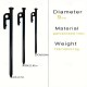 4pcs/6pcs Solid Bold Extended Outdoor Camping Nail Awning Tent Camping with Steel Nail Beach Camp Nail 4pcs/6pcs Solid Bold Extended Outdoor Camping Nail Awning Tent Camping with Steel Nail Beach Camp Nail