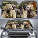 Fun Pet Pattern Car Sunshade - 3D Printed Front Windshield Sun Blocker - UV Protection and Heat Shield Fun Pet Pattern Car Sunshade - 3D Printed Front Windshield Sun Blocker - UV Protection and Heat Shield