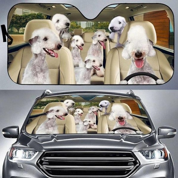 Fun Pet Pattern Car Sunshade - 3D Printed Front Windshield Sun Blocker - UV Protection and Heat Shield Fun Pet Pattern Car Sunshade - 3D Printed Front Windshield Sun Blocker - UV Protection and Heat Shield