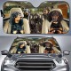 Fun Pet Pattern Car Sunshade - 3D Printed Front Windshield Sun Blocker - UV Protection and Heat Shield Fun Pet Pattern Car Sunshade - 3D Printed Front Windshield Sun Blocker - UV Protection and Heat Shield
