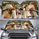 Fun Pet Pattern Car Sunshade - 3D Printed Front Windshield Sun Blocker - UV Protection and Heat Shield Fun Pet Pattern Car Sunshade - 3D Printed Front Windshield Sun Blocker - UV Protection and Heat Shield