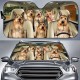 Fun Pet Pattern Car Sunshade - 3D Printed Front Windshield Sun Blocker - UV Protection and Heat Shield Fun Pet Pattern Car Sunshade - 3D Printed Front Windshield Sun Blocker - UV Protection and Heat Shield