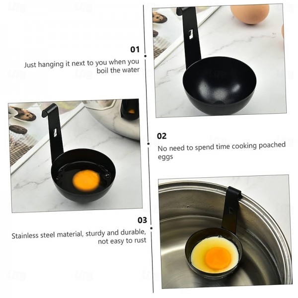 Egg Poacher with Stainless Steel Poached Egg Maker Non-Stick Perfect Poached Eggs Cups Egg Poaching Cups for Cooking Breakfast Eggs Egg Poacher with Stainless Steel Poached Egg Maker Non-Stick Perfect Poached Eggs Cups Egg Poaching Cups for Cooking Breakfast Eggs