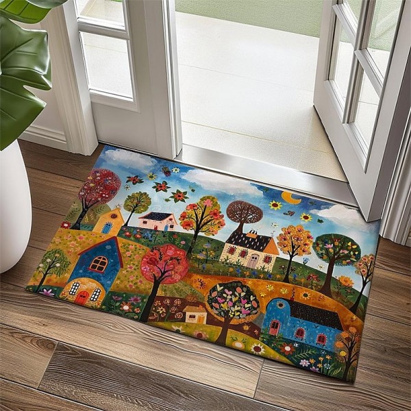 Folk Art Cats Doormat Kitchen Mat Floor Mat Non-Slip Area Rug Oil Proof Rug Indoor Outdoor Mat Bedroom Decor Bathroom Mat Entrance Entreyway Rug Folk Art Cats Doormat Kitchen Mat Floor Mat Non-Slip Area Rug Oil Proof Rug Indoor Outdoor Mat Bedroom Decor Bathroom Mat Entrance Entreyway Rug