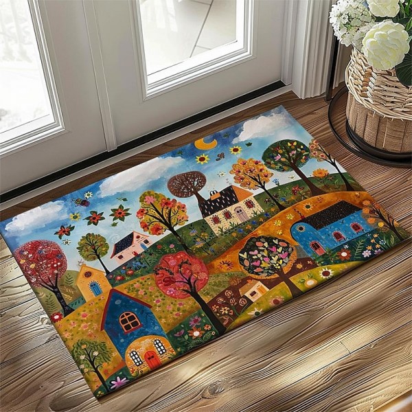 Folk Art Cats Doormat Kitchen Mat Floor Mat Non-Slip Area Rug Oil Proof Rug Indoor Outdoor Mat Bedroom Decor Bathroom Mat Entrance Entreyway Rug Folk Art Cats Doormat Kitchen Mat Floor Mat Non-Slip Area Rug Oil Proof Rug Indoor Outdoor Mat Bedroom Decor Bathroom Mat Entrance Entreyway Rug