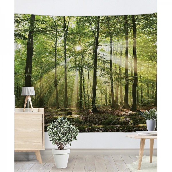 Nature Wall Tapestry Art Decor Blanket Curtain Picnic Tablecloth Hanging Home Bedroom Living Room Dorm Decoration Forest Landscape Sunshine Through Tree Nature Wall Tapestry Art Decor Blanket Curtain Picnic Tablecloth Hanging Home Bedroom Living Room Dorm Decoration Forest Landscape Sunshine Through Tree