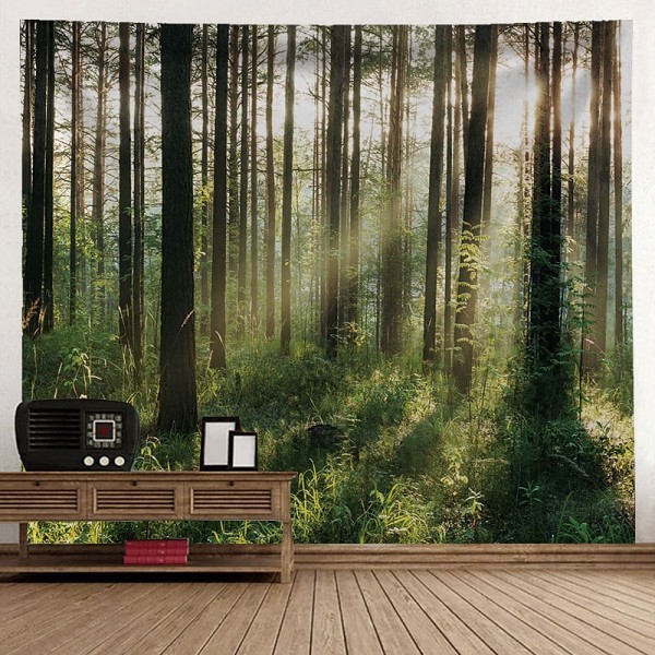 Nature Wall Tapestry Art Decor Blanket Curtain Picnic Tablecloth Hanging Home Bedroom Living Room Dorm Decoration Forest Landscape Sunshine Through Tree Nature Wall Tapestry Art Decor Blanket Curtain Picnic Tablecloth Hanging Home Bedroom Living Room Dorm Decoration Forest Landscape Sunshine Through Tree