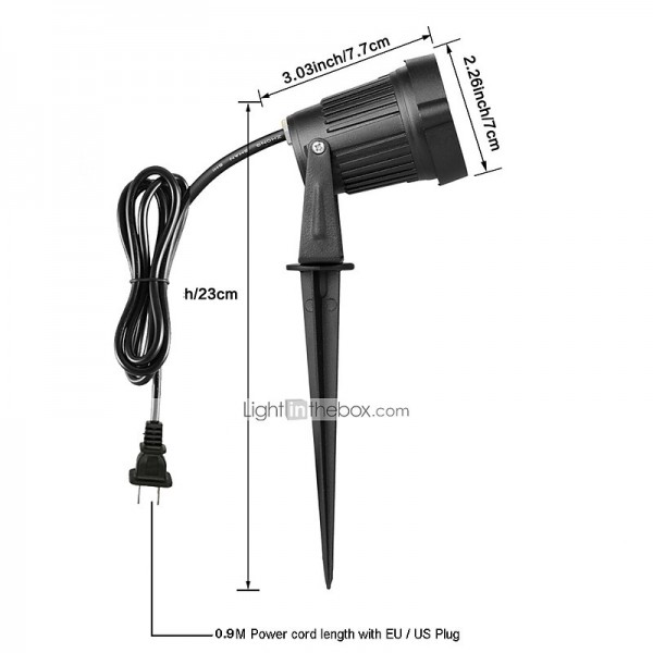 2pcs 5W Outdoor Multicolour Spotlights Waterproof LED Landscape Lights Garden Light Outdoor Lighting Pathway Lights Multicolour Spotlights with Spike Stand EU/US Plug AC85-265V 2pcs 5W Outdoor Multicolour Spotlights Waterproof LED Landscape Lights Garden Light Outdoor Lighting Pathway Lights Multicolour Spotlights with Spike Stand EU/US Plug AC85-265V