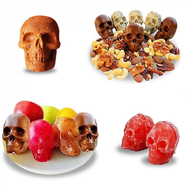 4 Ice Cube Skull Ball Skeleton Mold DIY Skull Ice Box Silicone Mold DIY Homemade for Party Bar Halloween 4 Ice Cube Skull Ball Skeleton Mold DIY Skull Ice Box Silicone Mold DIY Homemade for Party Bar Halloween