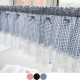 Kitchen Curtains, Valance Curtains, Short Cafe Curtains Farmhouse Tier Curtains Short Window Treatments With Lace 1 Panel Rod Pocket Plaid Kitchen Curtains, Valance Curtains, Short Cafe Curtains Farmhouse Tier Curtains Short Window Treatments With Lace 1 Panel Rod Pocket Plaid