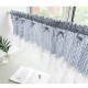 Kitchen Curtains, Valance Curtains, Short Cafe Curtains Farmhouse Tier Curtains Short Window Treatments With Lace 1 Panel Rod Pocket Plaid Kitchen Curtains, Valance Curtains, Short Cafe Curtains Farmhouse Tier Curtains Short Window Treatments With Lace 1 Panel Rod Pocket Plaid