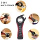Jar Opener 5 in 1 Multi Function Can Opener Bottle Opener Kit with Silicone Handle Easy to Use for Children Elderly and Arthritis Sufferers Jar Opener 5 in 1 Multi Function Can Opener Bottle Opener Kit with Silicone Handle Easy to Use for Children Elderly and Arthritis Sufferers
