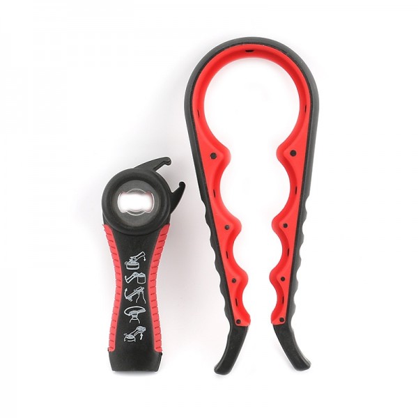 Jar Opener 5 in 1 Multi Function Can Opener Bottle Opener Kit with Silicone Handle Easy to Use for Children Elderly and Arthritis Sufferers Jar Opener 5 in 1 Multi Function Can Opener Bottle Opener Kit with Silicone Handle Easy to Use for Children Elderly and Arthritis Sufferers