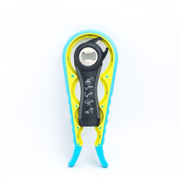 Jar Opener 5 in 1 Multi Function Can Opener Bottle Opener Kit with Silicone Handle Easy to Use for Children Elderly and Arthritis Sufferers Jar Opener 5 in 1 Multi Function Can Opener Bottle Opener Kit with Silicone Handle Easy to Use for Children Elderly and Arthritis Sufferers