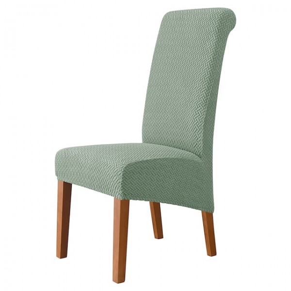Dining Chair Covers, Stretch Chair Cover Black Green Spandex Jacquard High back Chair Protector Covers Seat Slipcover with Elastic Band for Dining Room,Wedding, Ceremony, Banquet,Sage Green Dining Chair Covers, Stretch Chair Cover Black Green Spandex Jacquard High back Chair Protector Covers Seat Slipcover with Elastic Band for Dining Room,Wedding, Ceremony, Banquet,Sage Green