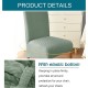 Dining Chair Covers, Stretch Chair Cover Black Green Spandex Jacquard High back Chair Protector Covers Seat Slipcover with Elastic Band for Dining Room,Wedding, Ceremony, Banquet,Sage Green Dining Chair Covers, Stretch Chair Cover Black Green Spandex Jacquard High back Chair Protector Covers Seat Slipcover with Elastic Band for Dining Room,Wedding, Ceremony, Banquet,Sage Green