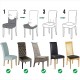 Dining Chair Covers, Stretch Chair Cover Black Green Spandex Jacquard High back Chair Protector Covers Seat Slipcover with Elastic Band for Dining Room,Wedding, Ceremony, Banquet,Sage Green Dining Chair Covers, Stretch Chair Cover Black Green Spandex Jacquard High back Chair Protector Covers Seat Slipcover with Elastic Band for Dining Room,Wedding, Ceremony, Banquet,Sage Green