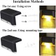 4pcs Solar Step Lights Outdoor LED Deck Stair Lights Waterproof LED for Garden Fence Step Railing Stairs Yard Patio Pathway Holiday Light 4pcs Solar Step Lights Outdoor LED Deck Stair Lights Waterproof LED for Garden Fence Step Railing Stairs Yard Patio Pathway Holiday Light